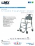 Product Sheet - Deluxe Shower Transport Chair with Footrests